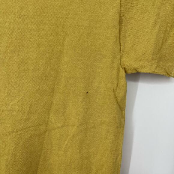 Officially Licensed Nirvana Grunge Tee Yellow Acid Wash Large Vintage Style - Picture 4 of 6